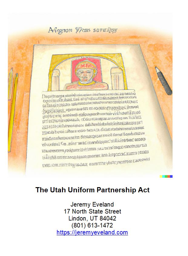The Utah Uniform Partnership Act