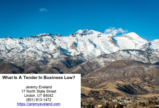What Is Tender In Business Law