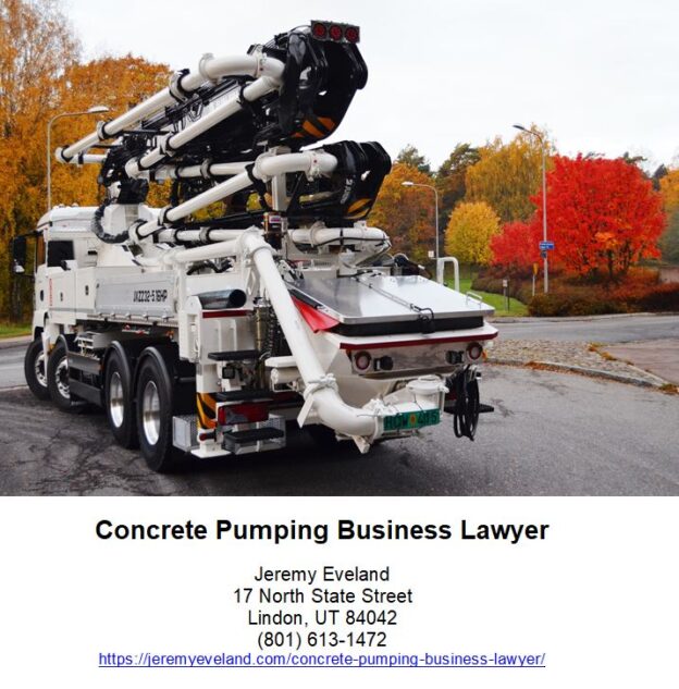 Concrete Pumping Business Lawyer