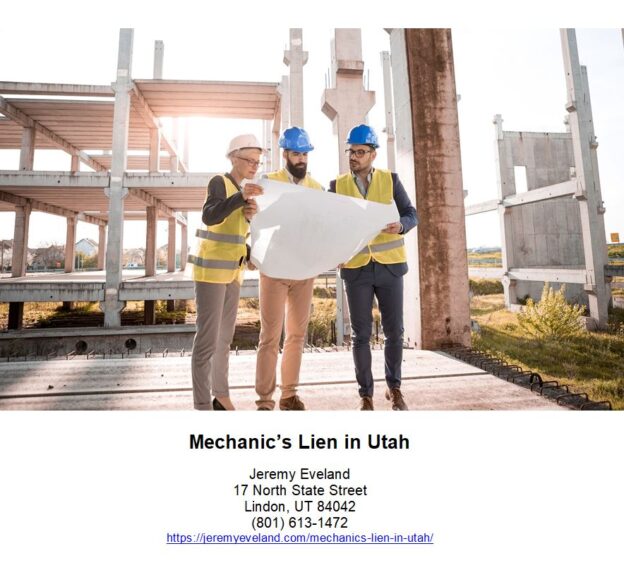 Mechanic's Lien in Utah