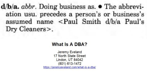 What Is A DBA