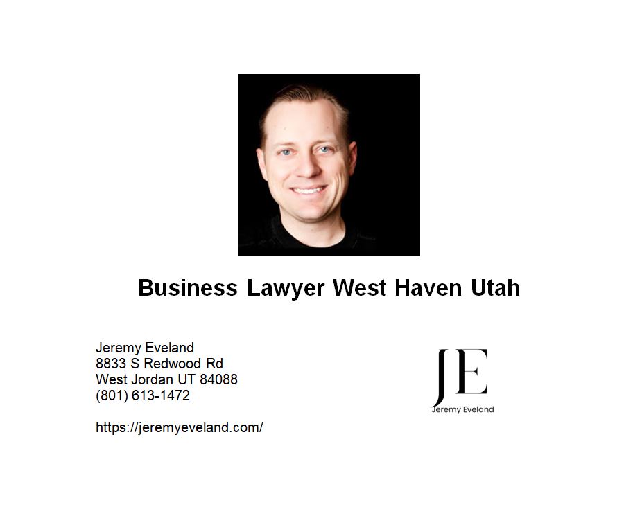 Business Lawyer West Haven Utah