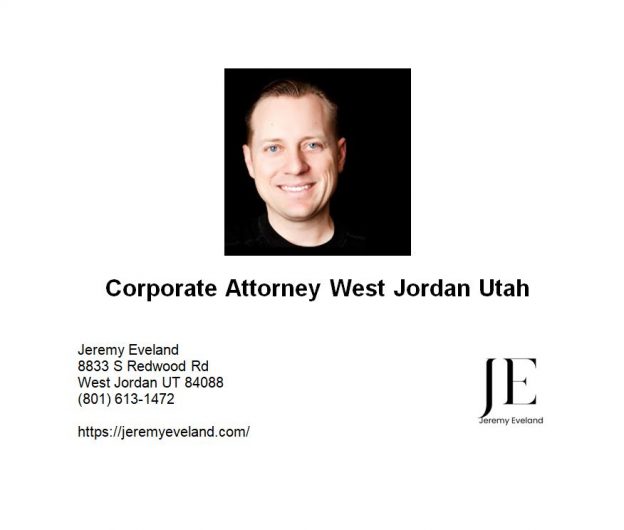 Corporate Attorney West Jordan Utah