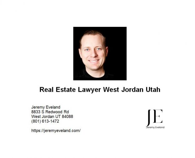 Real Estate Lawyer West Jordan Utah