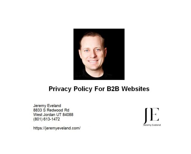 Privacy Policy For B2B Websites
