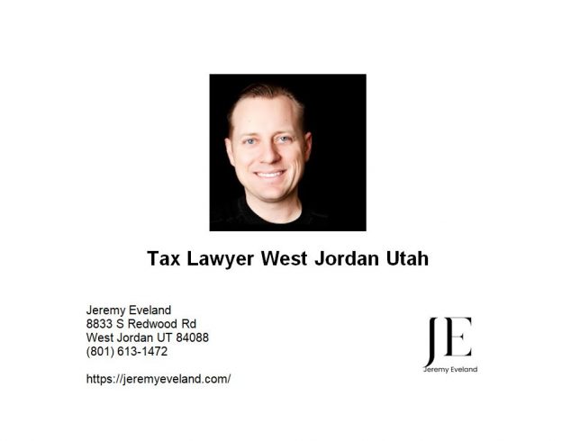 Tax Lawyer West Jordan Utah