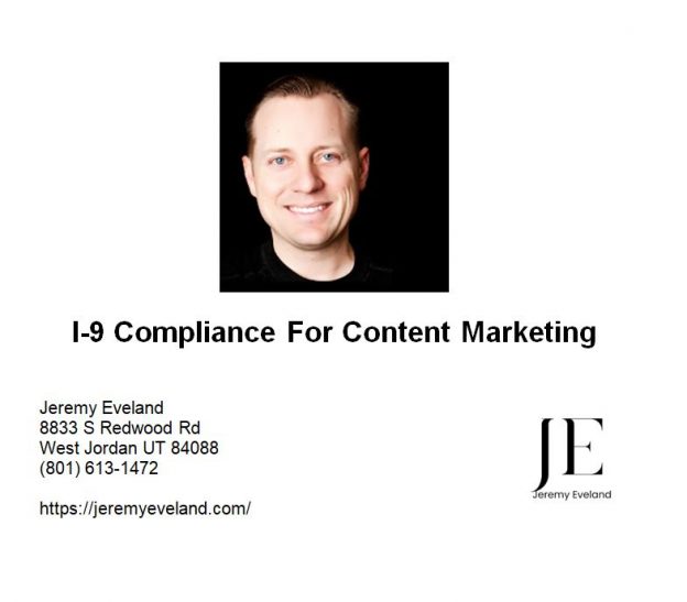 I-9 Compliance for Content Marketing