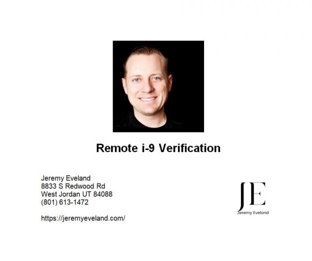 Remote i-9 Verification