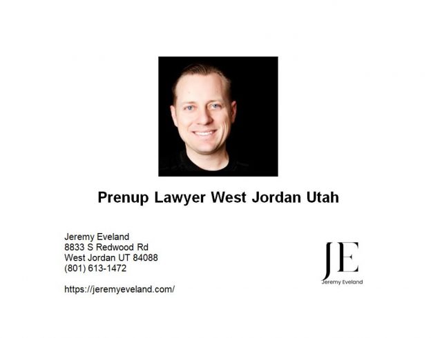 Prenup Lawyer West Jordan Utah