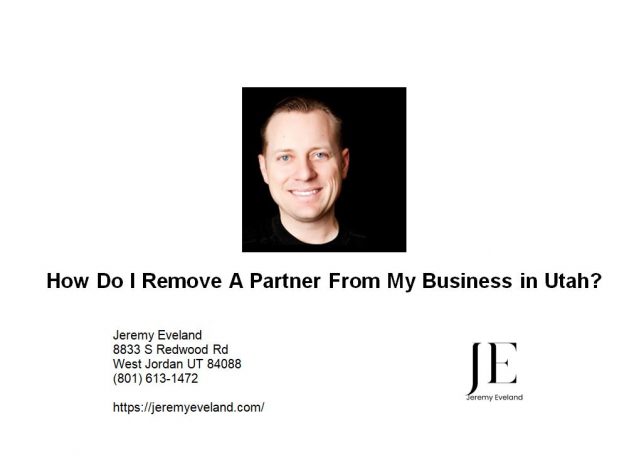 How Do I Remove A Partner From My Business in Utah