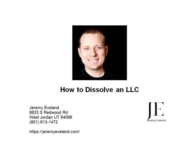 How to Dissolve an LLC