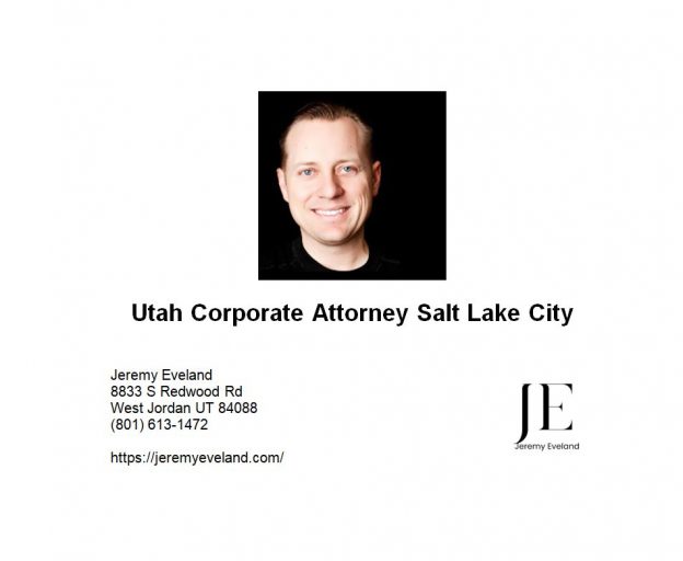 Utah Corporate Attorney Salt Lake City
