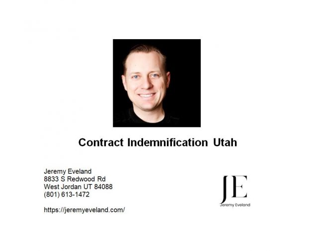 Contract Indemnification Utah